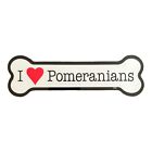 40022 - I Love Pomeranians Bone Magnet - |File-13|