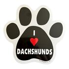 40039 - I Love Dachshunds Paw Magnet-5 pc - |File-13|