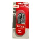 40139 - Phone Line Cord 25' Gray 2-Pack Essential for Seamless Communication and Reliable Connectivity |2-19|