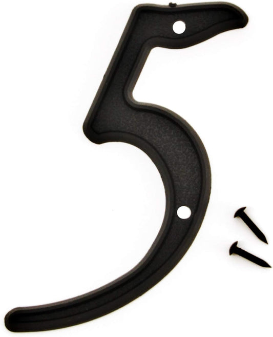 40198 - 4" 3D Plastic "5" |S-17|