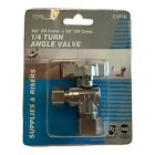 40202 - 1/4" Quarter Turn Angle Valve for Seamless Water Flow Control and Leak Prevention in Plumbing |24-B|