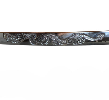 4032 - 2 Sword Set Black w/Copper Dragon - 5-F Down : JT BLACKEYEDBLADES COOL BEANS