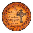 40384 - By Wisdom A House Is Built Plate - [H-39]
