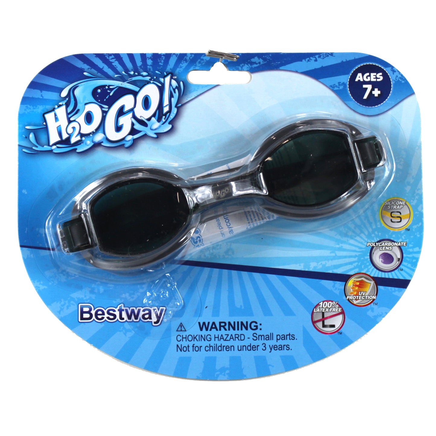 4039 - Set of 2 Bestway Ocean Wave Goggles Grey Age 7 Plus |TBD|