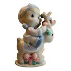 40404 - Precious Moments Boy on Deer Glazed Ornament - |Pod 1-67|