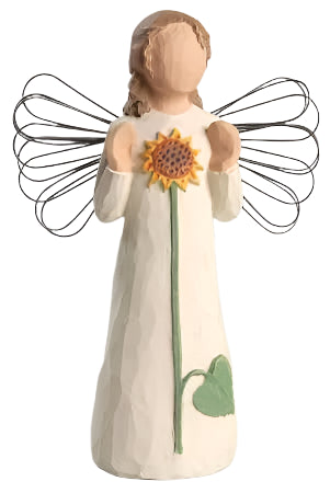40699 -Willow Tree "Angel of Summer" Hand-Painted Figurine - 5-inch Resin Statue |2-18|