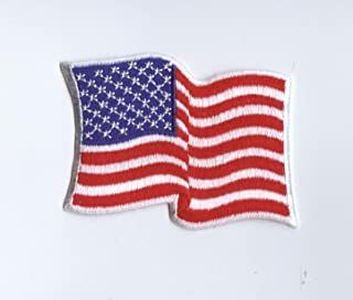 407 - Waving Flag Patch No Iron On - Desk Drawer NOT LISTED CANNOT FIND