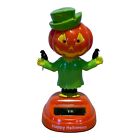 40882 - Elegant Outdoor Solar-Powered Bobble Pumpkin With Crows Decorative Garden Figurine |R-83|