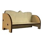 41045 - DIY Modern Mini Sofa Craft Kit for Dollhouse Enthusiasts and Hobby Displays |DVD-4|