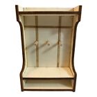 41046 - DIY Modern Mini Mudroom Bench: Space-Saving, Contemporary Furniture for Organizing Shoes, Bags, and Essentials in Entryway |H-41|