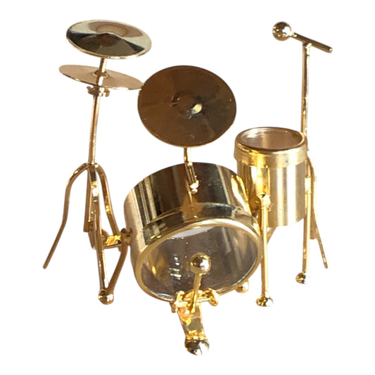 4828 - 5 Piece Brass Dollhouse Drum Set |5-7|