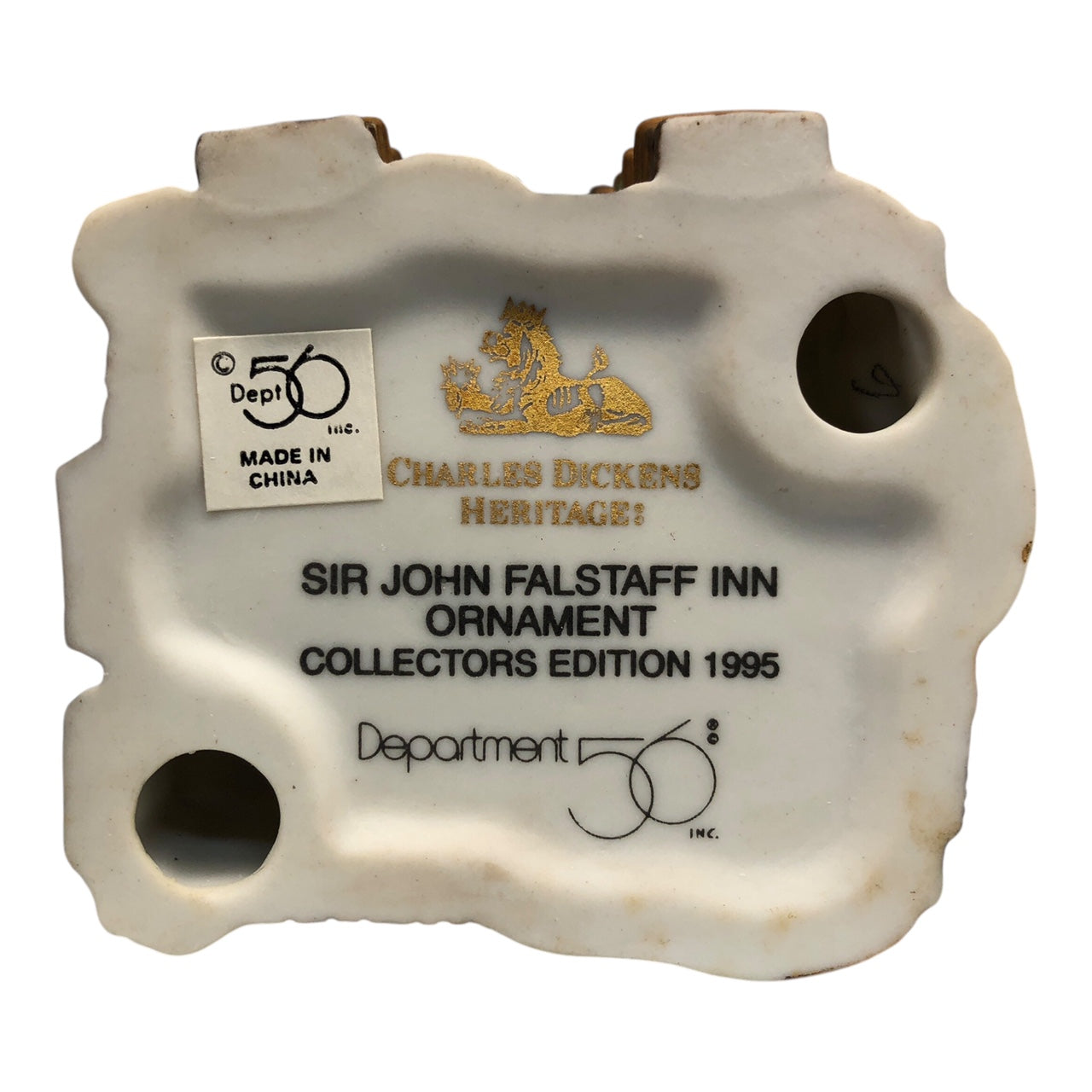 41122 - Dept56 Sir John Falstaff Inn Charles Dickens Heritage Retired |Pod 2-26|