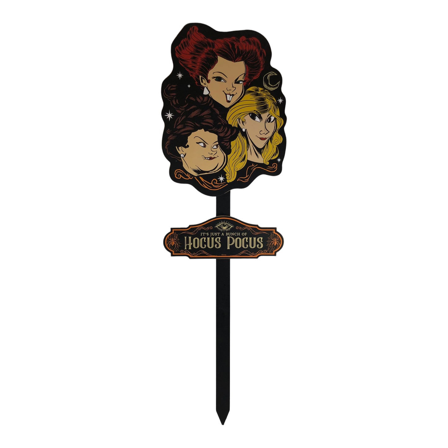 41129 - Magical Hocus Pocus 30-Inch Yard Stake Outdoor Halloween Decor |Pod 1-23|