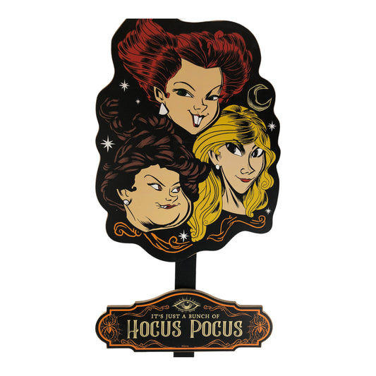 41129 - Magical Hocus Pocus 30-Inch Yard Stake Outdoor Halloween Decor |Pod 1-23|