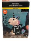 41161 - Glowing Skeleton Unicorn Decoration with Lights for Halloween Parties |G-33|