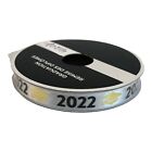 41202 - 3/8" White Graduation Ribbon Dated 2022 - |H-64|