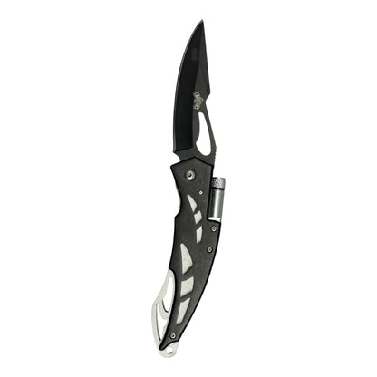 41272 - 8" Black Master Pocket Knife w/ Screw 4.75" Closed |89|