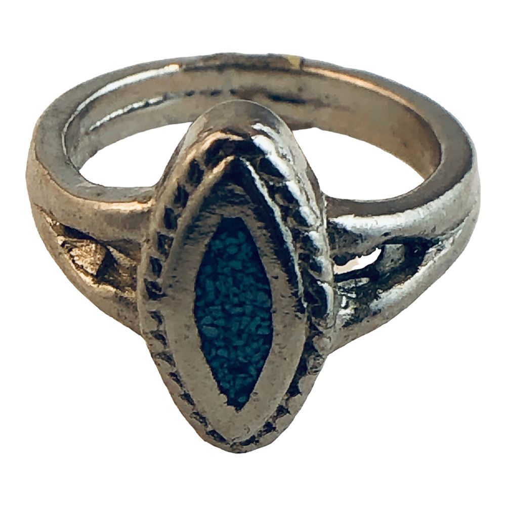 41446 - Turquoise Marquise Ring Size 6 - |Clear-99|