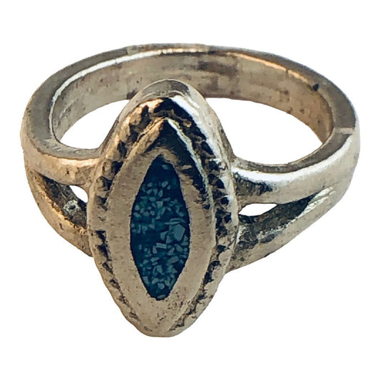 41454 - Turquoise Ring Size 5 - |Clear-99|