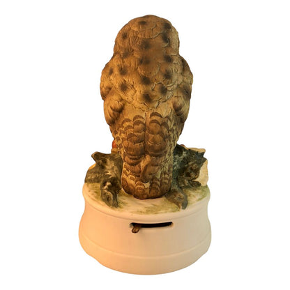 41542 - 6" Musical Owl Figurine Plays "Ragtime" - |Z-20|