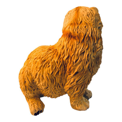 41544 - Exquisite 6-Inch Ginger Cat Figurine with Detailed Fur and Whiskers for Home Decor and Collectors |2-61|