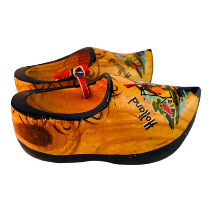 41556 - 4" Pair of Wooden Shoes Holland - |X-70|