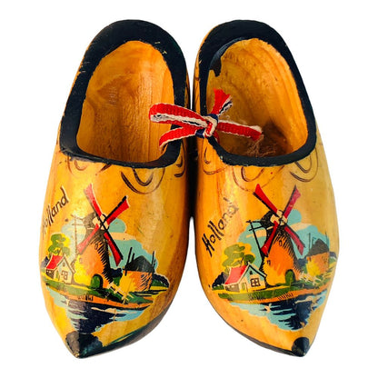 41556 - 4" Pair of Wooden Shoes Holland - |X-70|
