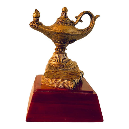 41566 - Stunning 4 Inch Golden Wishing Lamp for Elegant Home Decor and Unique Gifts, Ideal Interior Design Piece, SKU 41566 |Store|