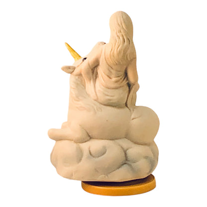 41571 - 7" Musical Lady with Two Unicorns  - [4-14]