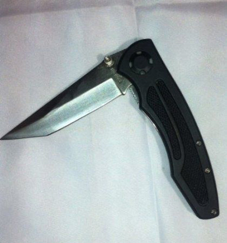 4159 - Pocket Knife Black (Super Knife - LK-47042BK) - |106/Store|