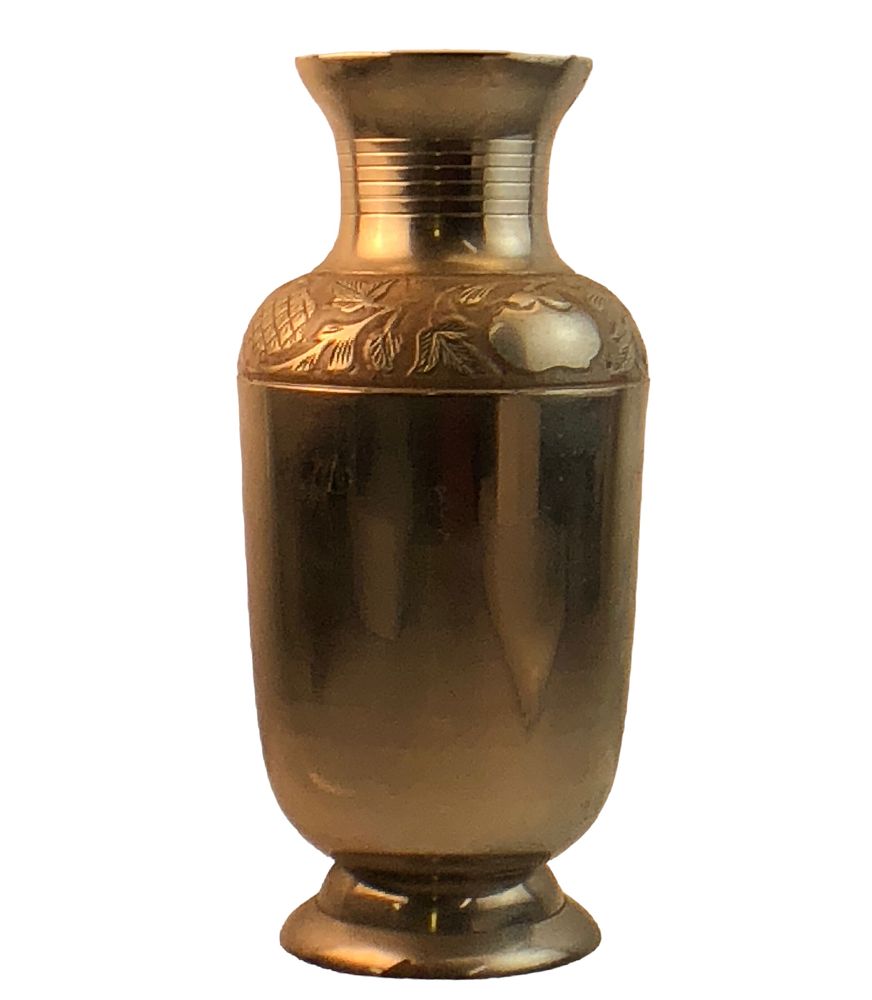 41642 - Elegant 11" Silver Flower Vase with Sleek Finish for Home and Garden Decor |19-30|