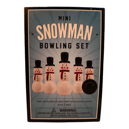 41651 - Adorable Mini Snowman Themed Bowling Game Set for Kids and Families |R-62|