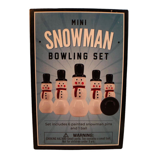 41651 - Adorable Mini Snowman Themed Bowling Game Set for Kids and Families |R-62|