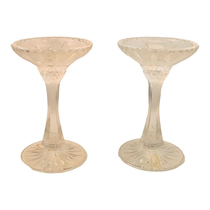 41675 - Elegant 8" Lead Crystal Candle Holders for Home Decor and Fragrance Accessories |GR-62|
