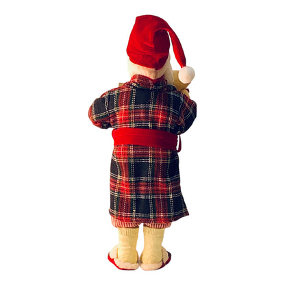 41771 - Santa Holding a Bear and a Book - [Pod 2-44]