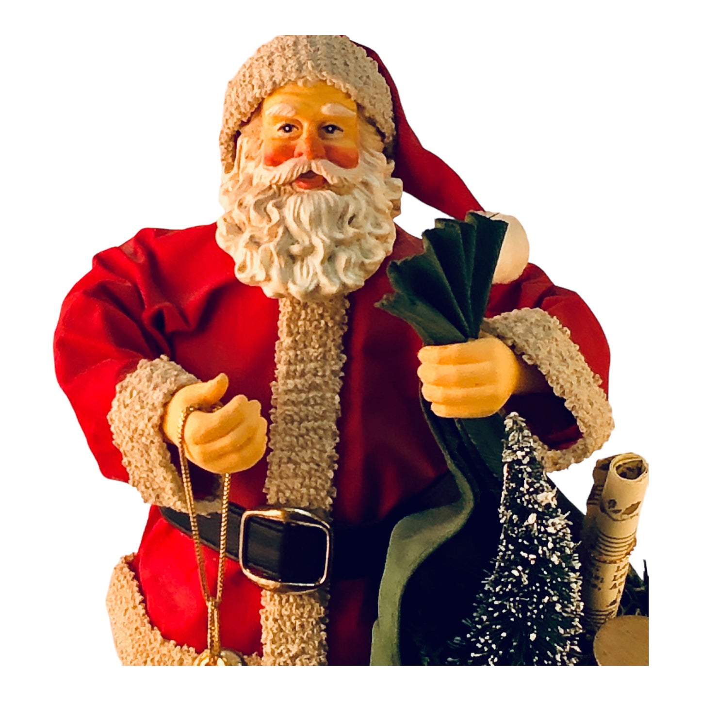 41773 - 9" Santa with Toy Bag and Bells - [Pod 2-44]