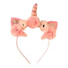 41780 - Unicorn Head Band with Flowers