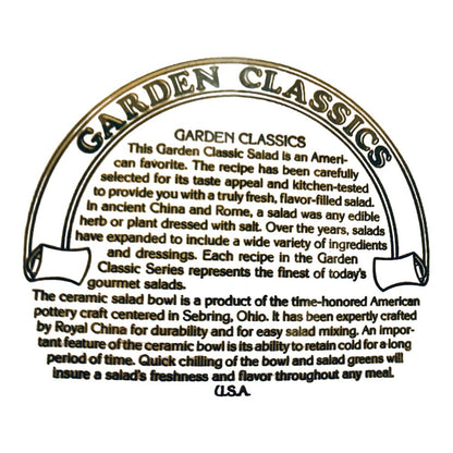 41813 - Garden Classics Elegant Antipasto Serving Bowl for Kitchen Use |H-39|