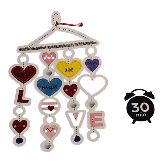 41830 - Valentine Garland Kit-2 Pack