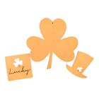 41833 - 3 pc Wood DIY Irish St Patrick's Set - [BS-32]