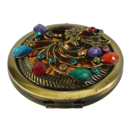 4191 - Peacock Compact Mirror Case - |Above Case 17|