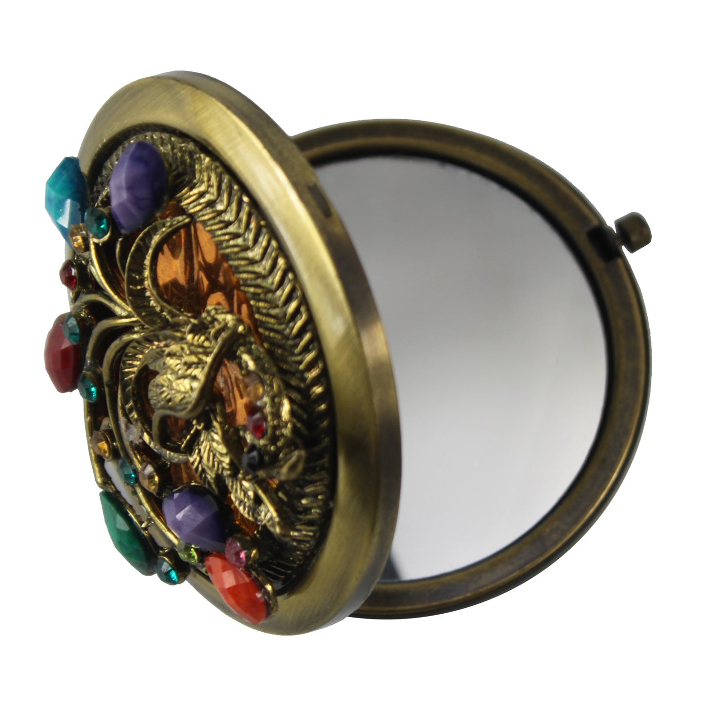 4191 - Peacock Compact Mirror Case - |Above Case 17|