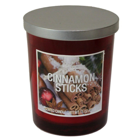 41 - 15 Oz Cinnamon Sticks Scented Candle with Warm Aromatic Fragrance for Home Decor and Relaxation |Scent-4|
