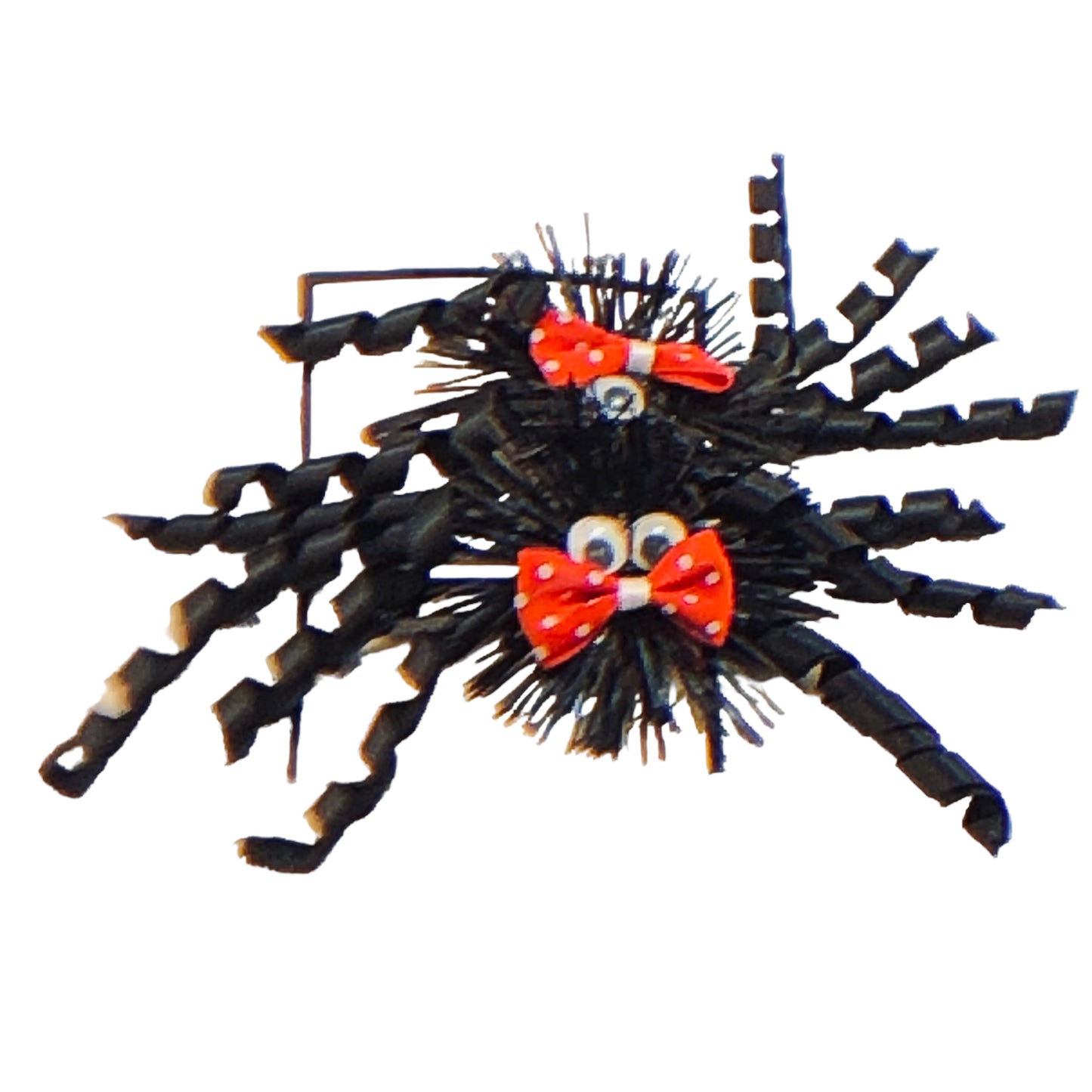 4201 - Fuzzy Spider Barrette - |7-8|