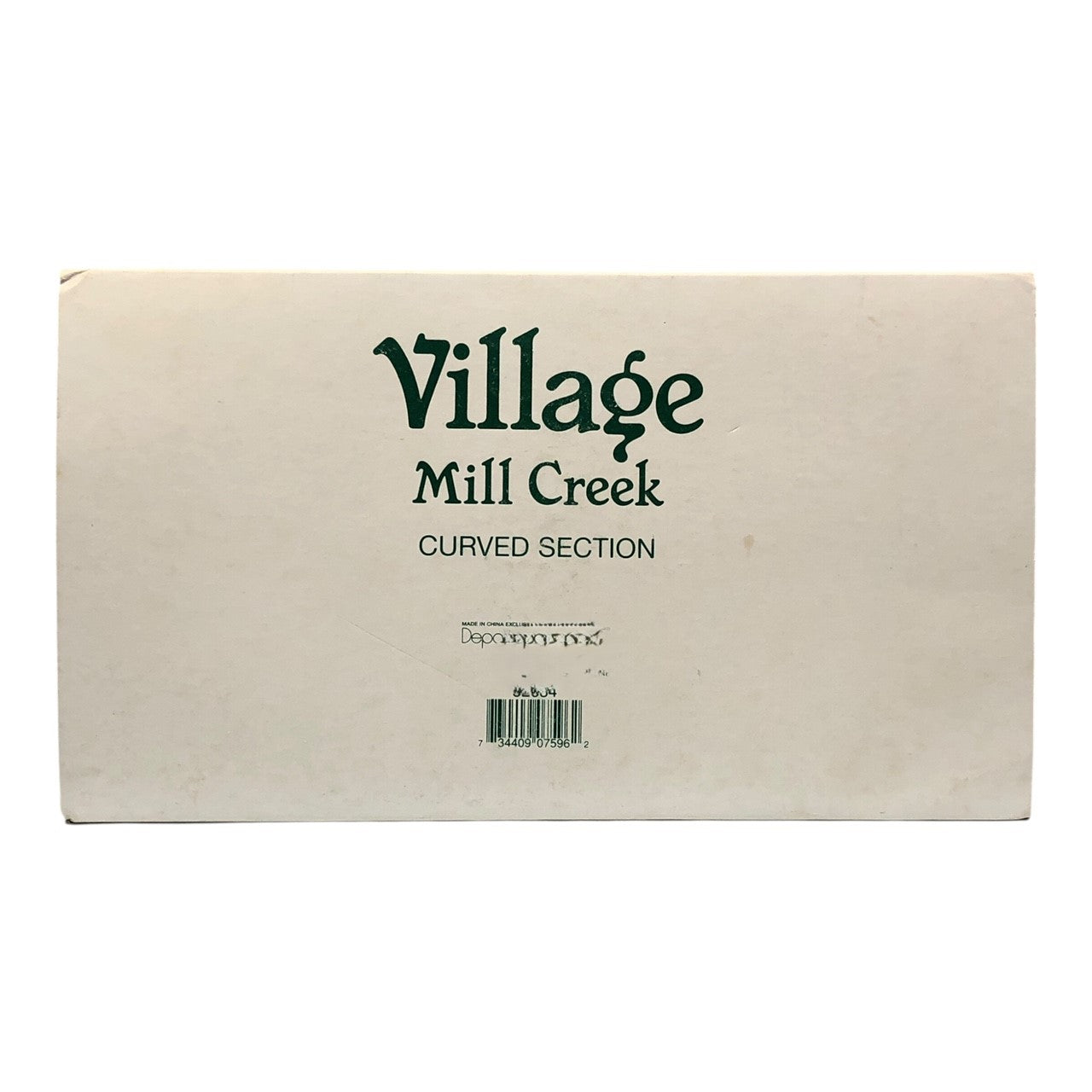 42361 - Dept56 Mill Creek Curved Section Holiday Village Accessory With Graceful Curves And Intricate Details For Seasonal Displays |CC|
