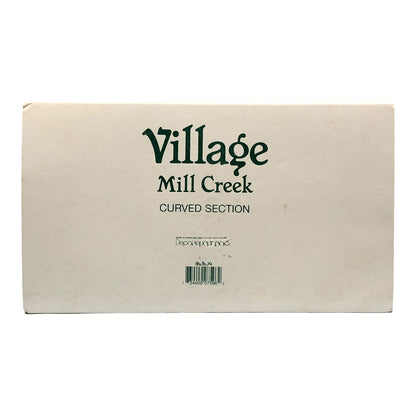 42361 - Dept56 Mill Creek Curved Section Holiday Village Accessory With Graceful Curves And Intricate Details For Seasonal Displays |CC|