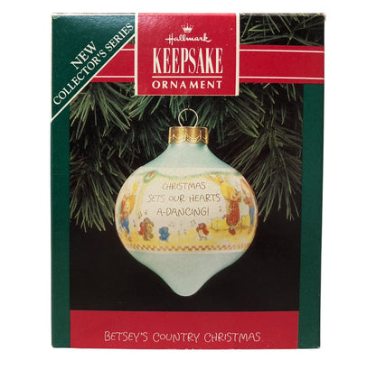 42491 - Set of 3 Hallmark Betsey Clark Home for Christmas Like-New Holiday Ornaments