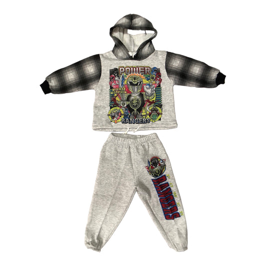 42503 - Power Rangers 2 Pc Sweatsuit Small |BHA-10|