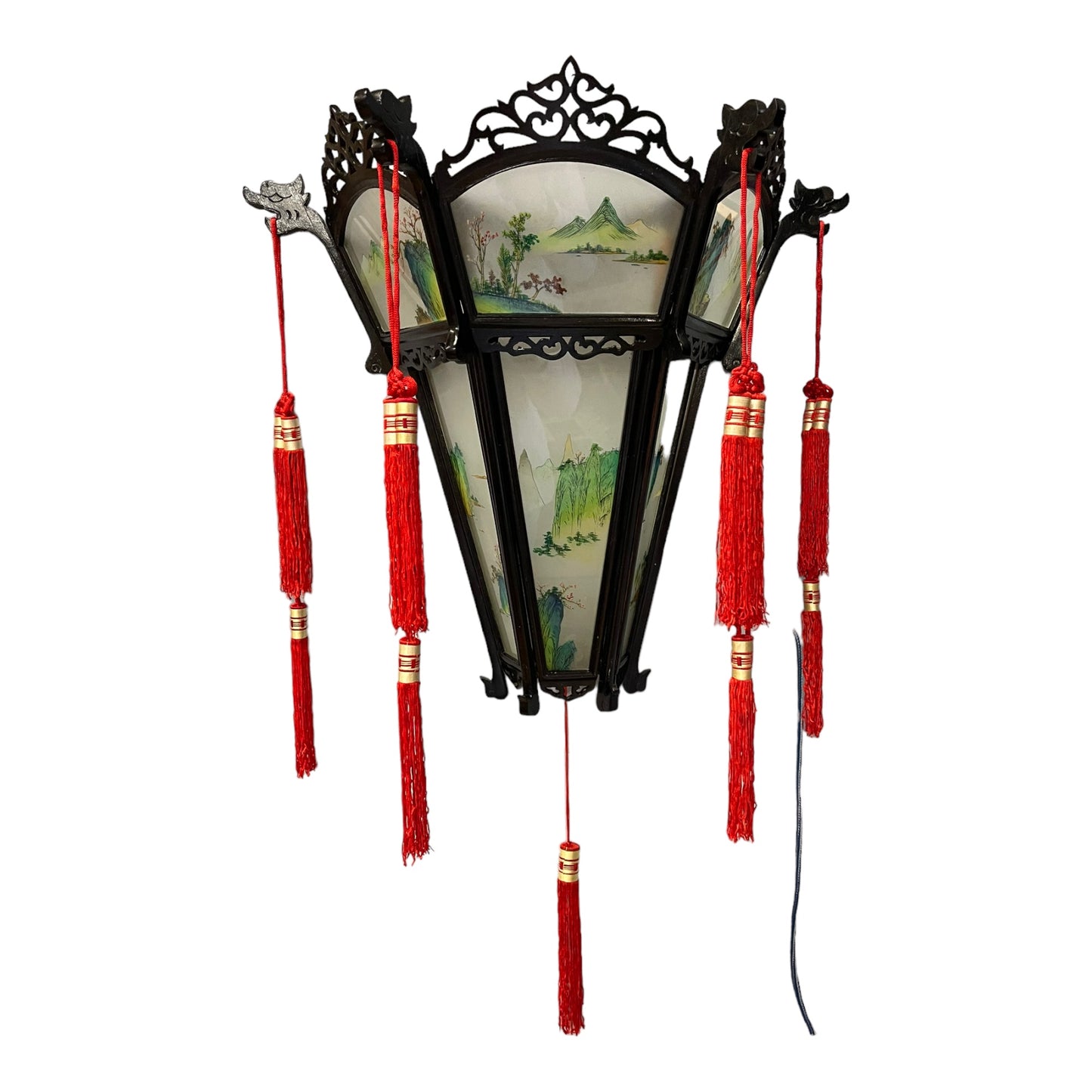 4255 - Oriental Deluxe Chinese Lantern 16"x12" |13-28|