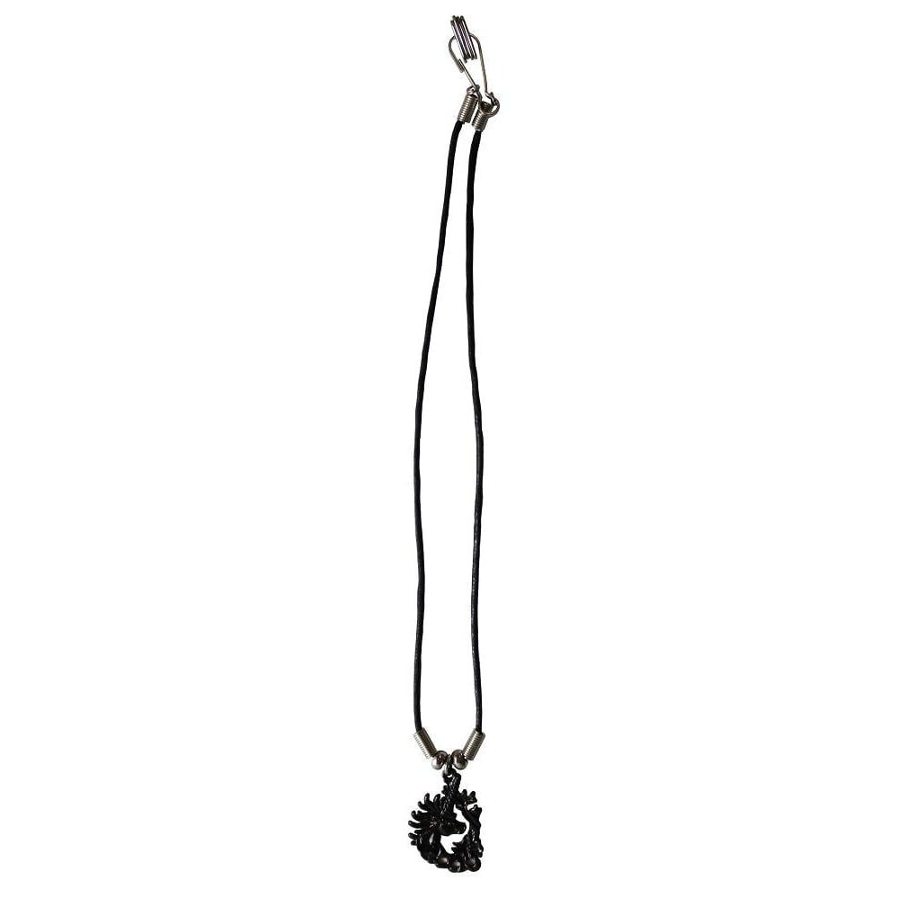 425 - Black Unicorn Necklace - |Clear-43|